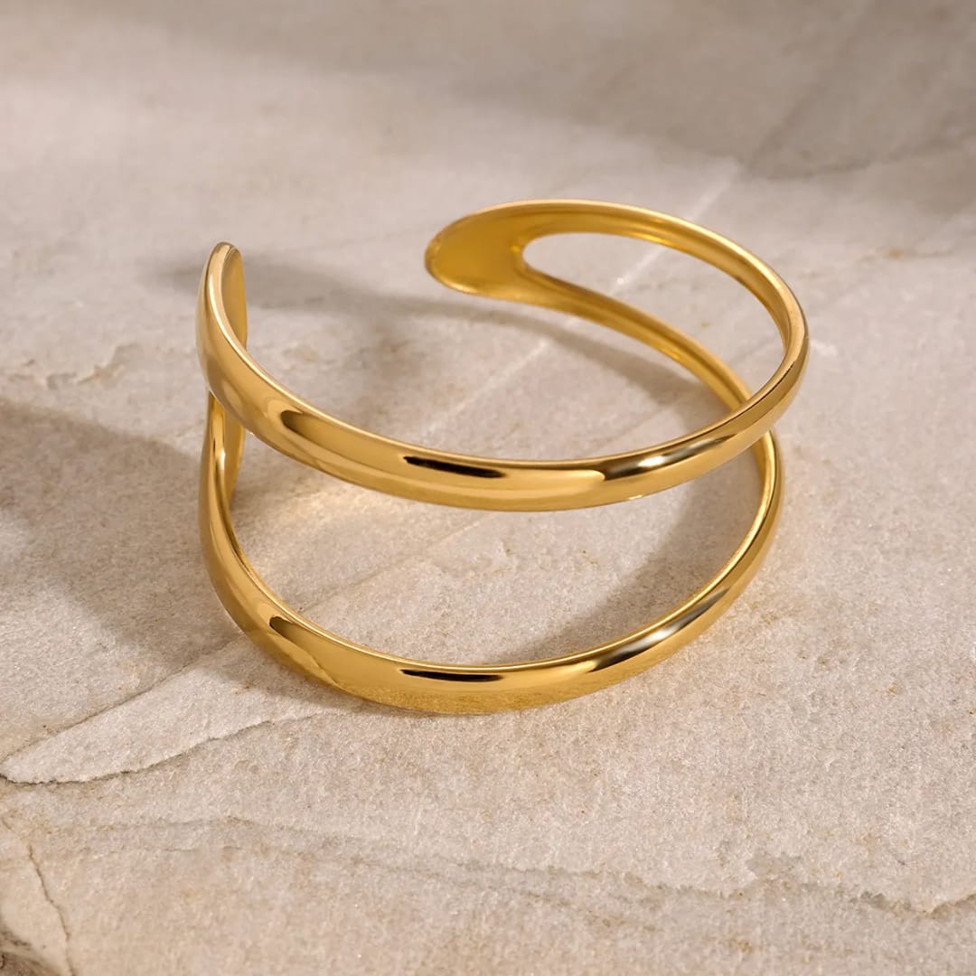 Statement Metal Cuff Bracelet