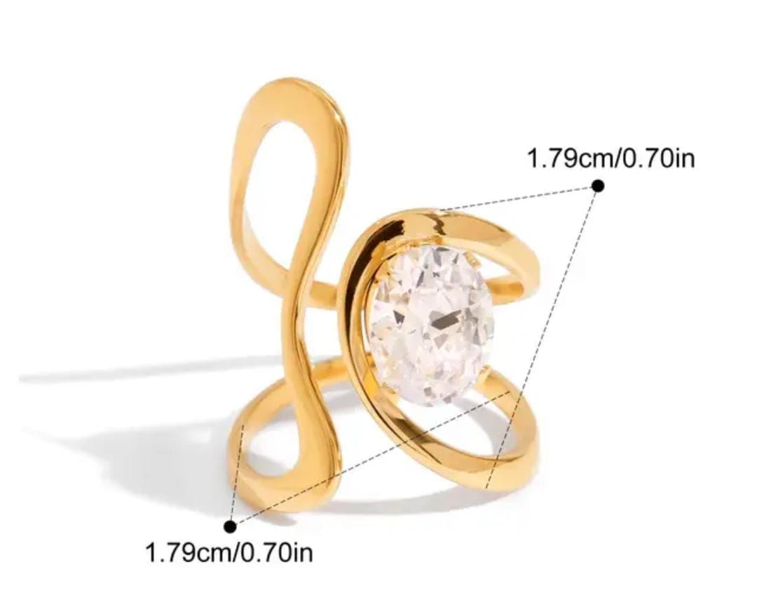 Modern Diamond Ring