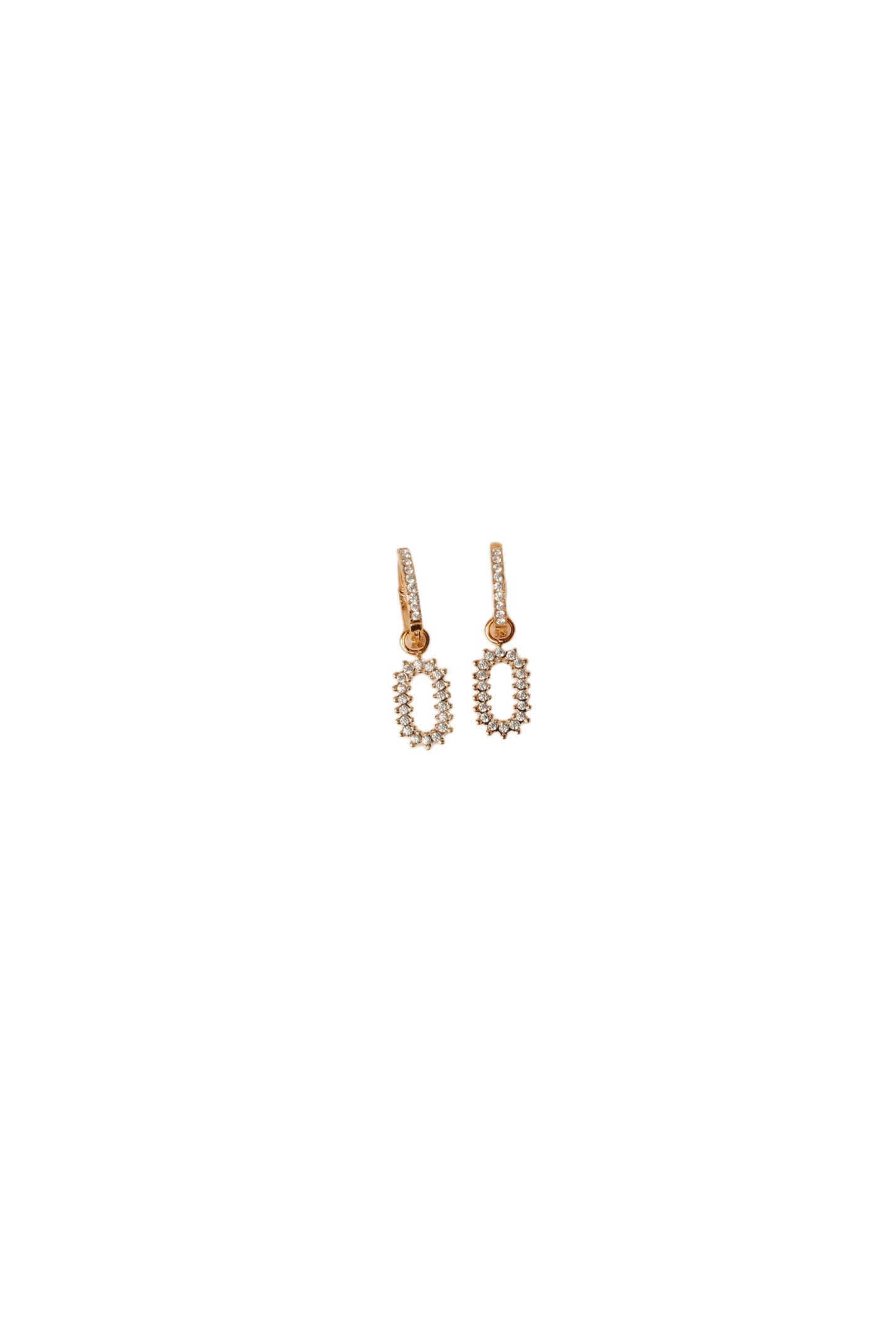 Interlock Stone Dazzle Earrings