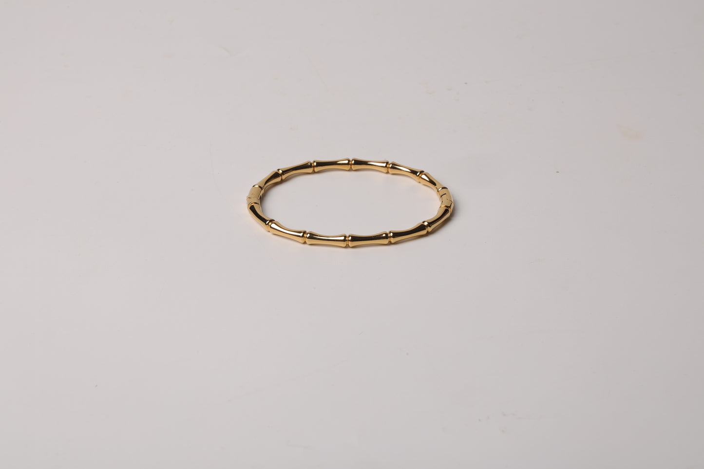 Gold Bamboo Cuff Bracelet