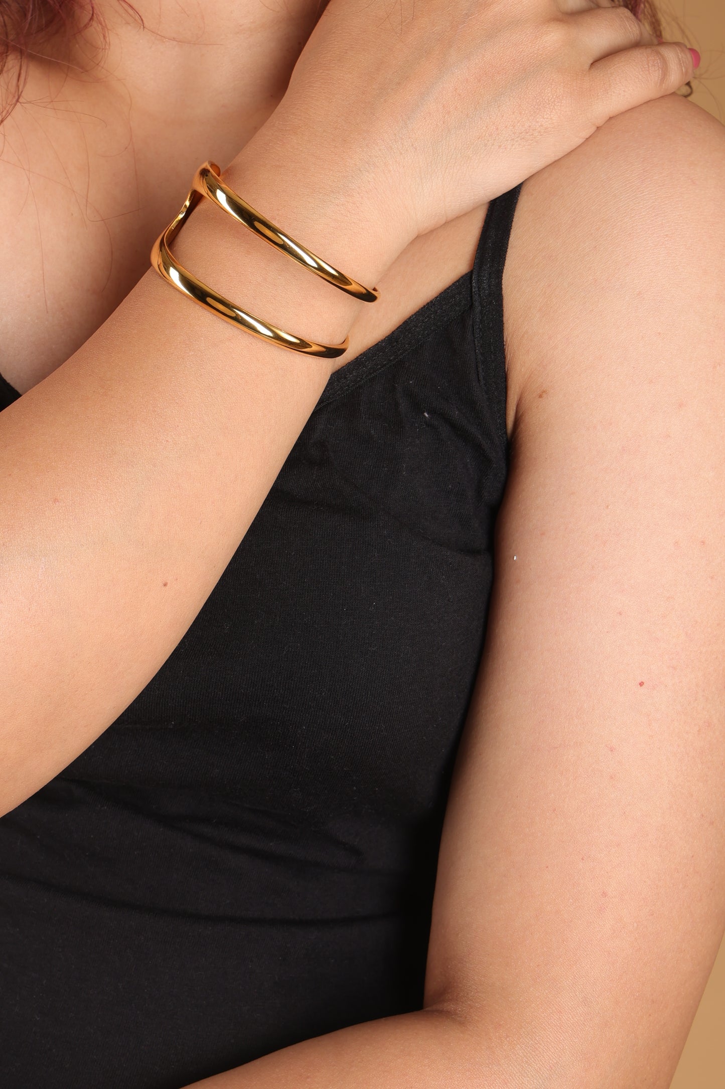 Statement Metal Cuff Bracelet