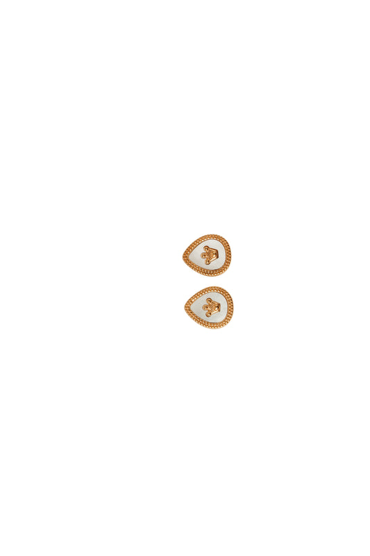 Almond Shaped Stud Earring