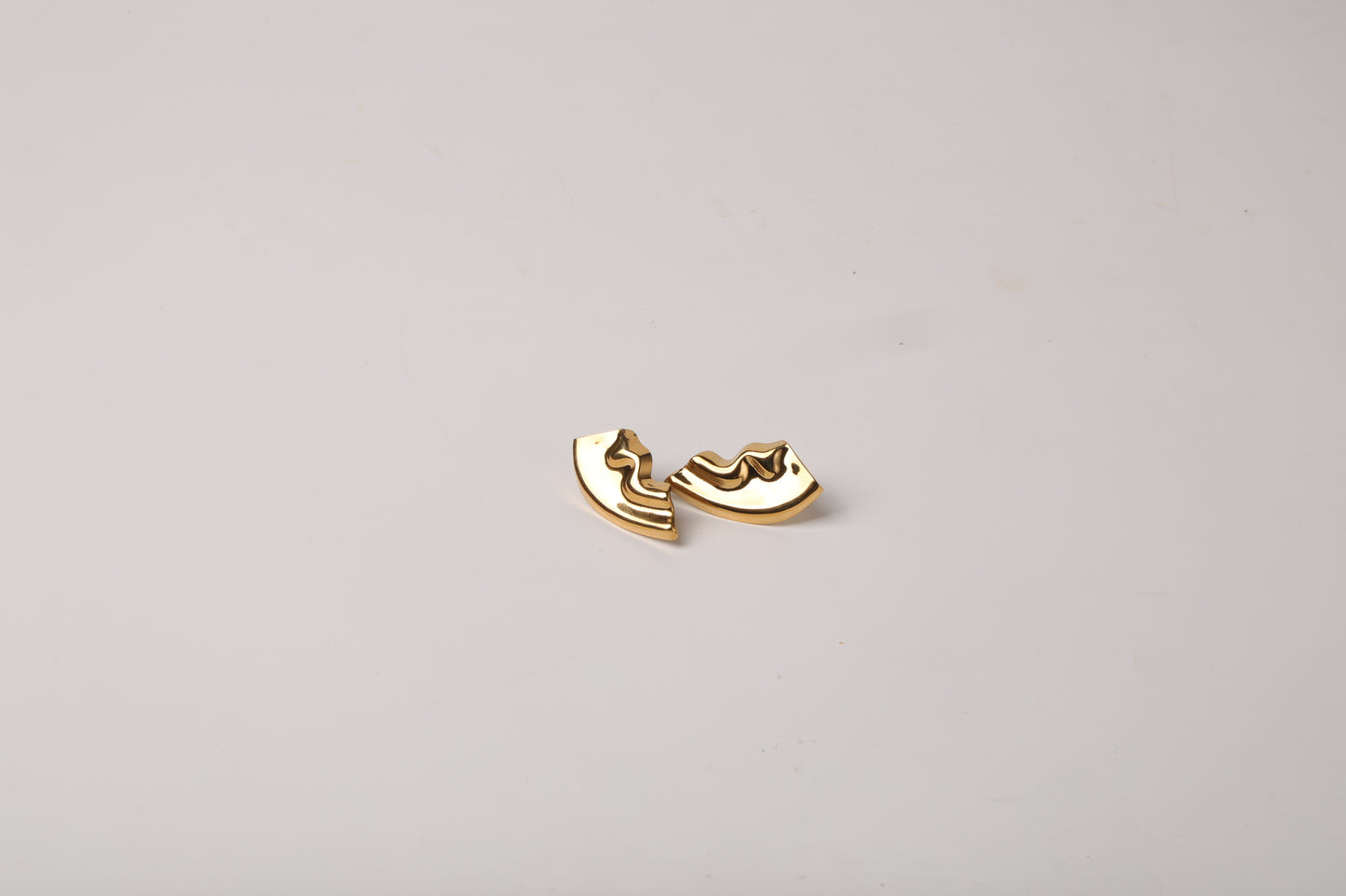 Hammered Gold Earrings