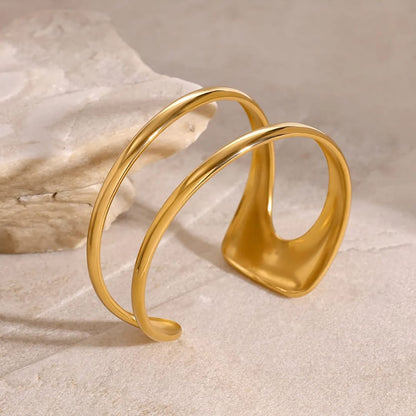 Statement Metal Cuff Bracelet