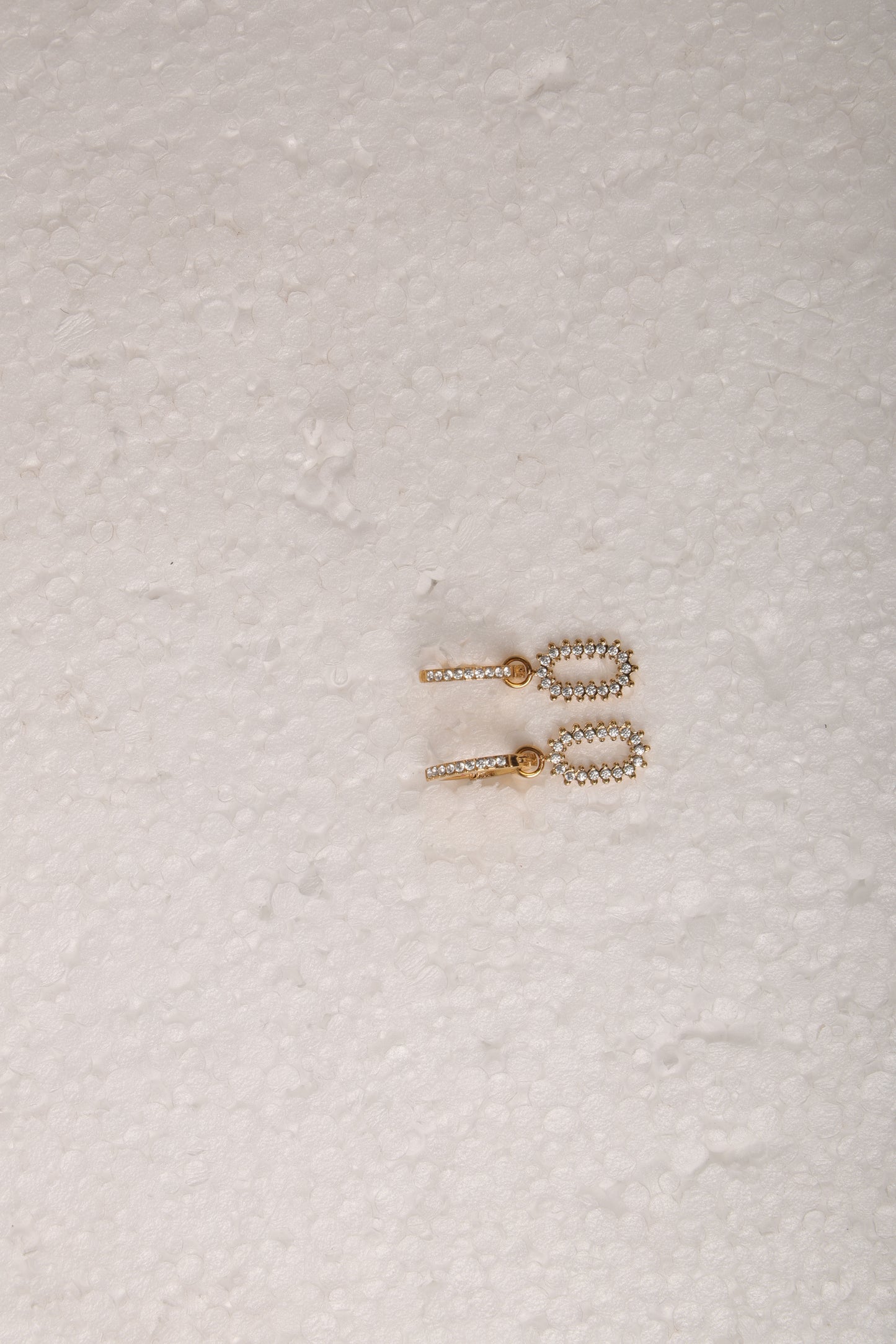 Interlock Stone Dazzle Earrings