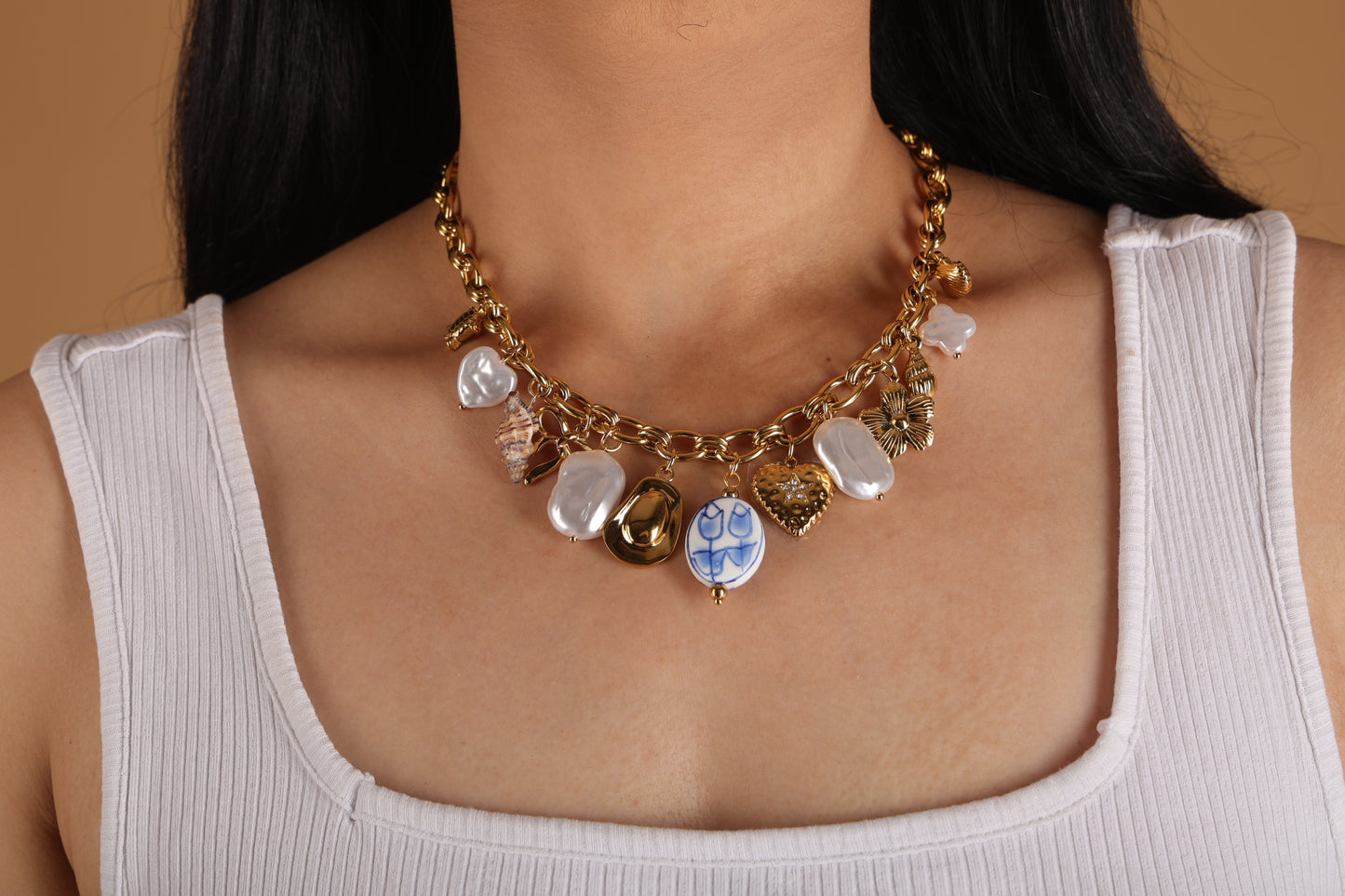 Multicharm Necklace
