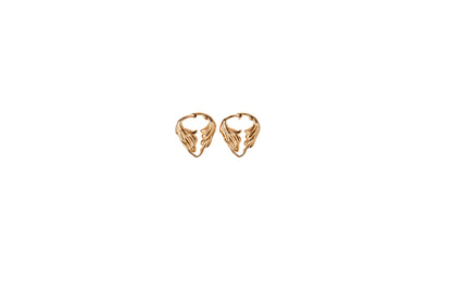 Minimal Leafy Stud Earring