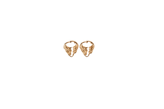 Minimal Leafy Stud Earring