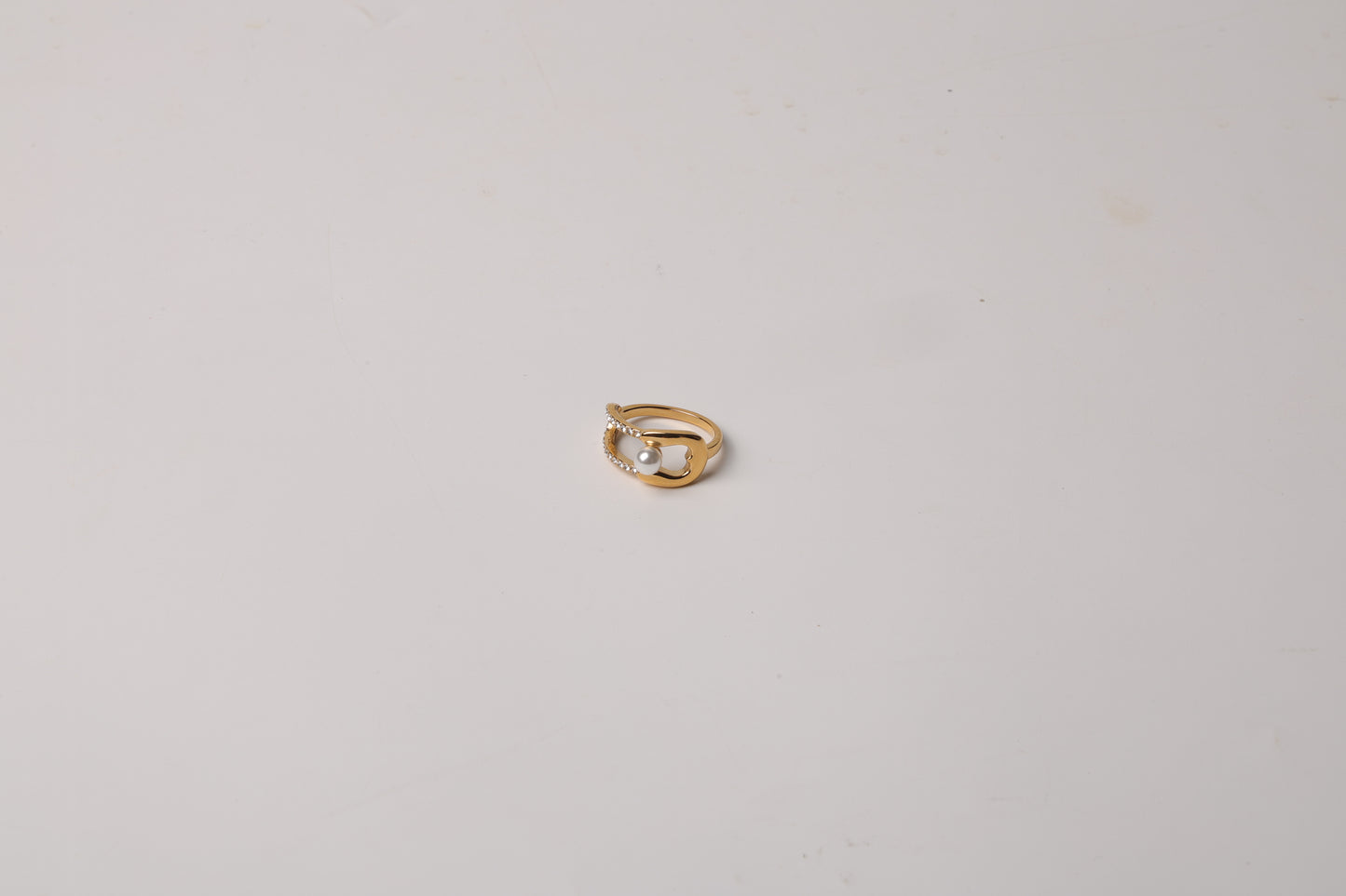 Sparkle With Pearl Ring