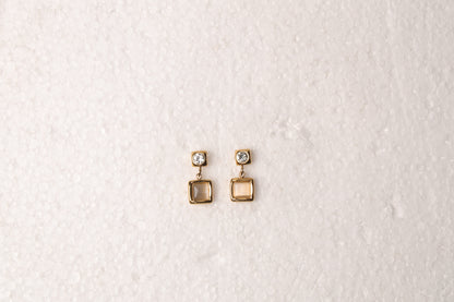 Stone Drop Earring