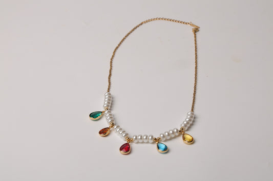 Multi Stone Necklace