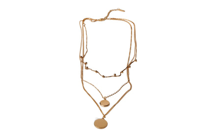 Round Belle Three Layer Necklace