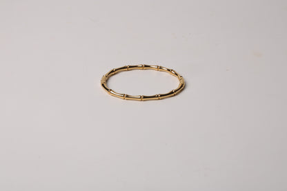 Gold Bamboo Cuff Bracelet