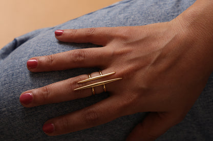 Parallel Line Ring