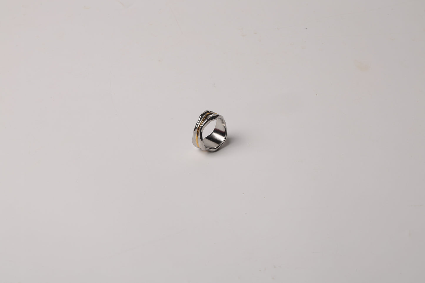Silver Weave Chunky Ring
