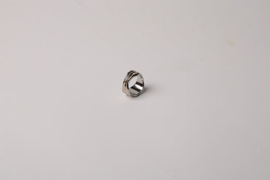 Silver Weave Chunky Ring